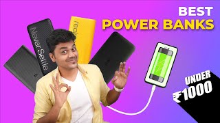 Top 5 Best Power Banks Under Rs 1000 🔥🔥🔥 உங்களுக்கு எது சிறந்தது [upl. by Zebulon]