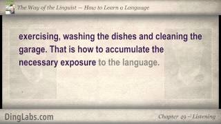 49 The Linguist by Steve Kaufmann  How to Learn a Language  Listening [upl. by Bencion]