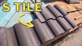 How to Install S Shape Roofing Tiles [upl. by Hgielyak]