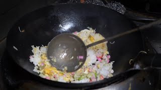 japanese street food master craftsmanship How to make Fried Rice  WOK FOOD [upl. by Rapsac]