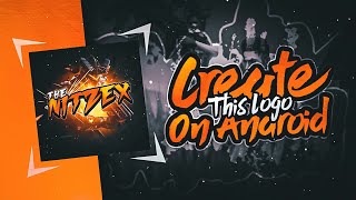 Create This Awesome Gaming Logo On Android  Gaming Logo Tutorial  Gaming Text Logo On Android [upl. by Radburn]