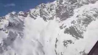 Alagna Freeride  Monterosa helisking dropoff [upl. by Camarata]