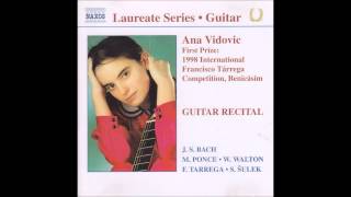 Ana Vidovic  Guitar Recital Full album [upl. by Ylellan]