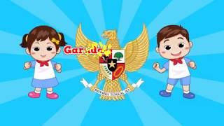 Lagu Garuda Pancasila  Lagu Nasional Anak [upl. by Hersh]