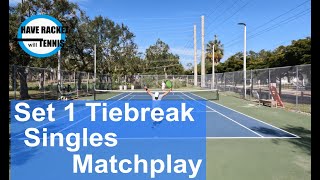 After Thanksgiving  Sat AM Singles Matchplay  Tiebreak Set 1 [upl. by Nawtna410]