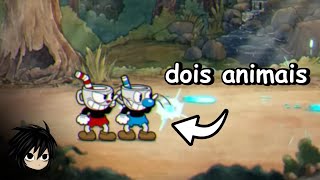 dois animis jogando CupHead [upl. by Eedahs]