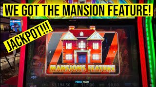 CRAZY HUFF N MORE PUFF SLOT SESSION MANSION FEATURE JACKPOT [upl. by Buller]