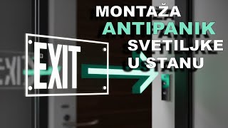 EP 052  KAKO I GDE MONTIRATI ANTIPANIK SVETILJKU U STANU   MONTAŽA [upl. by Brear322]