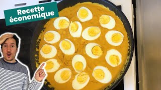 Une recette économique avec des œufs durs  Un plat original et facile à réaliser [upl. by Aihcats]