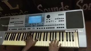 Manohara Song on Piano  Telugu Bucket Music  manohara short pianomusic [upl. by Eedolem]