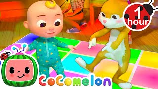 How to Do the Looby Loo  1 Hour of CoComelon Animal Time Dance Songs  Nursery Rhymes for Kids [upl. by Karilynn]