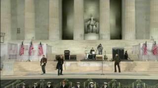 U2 Palestinian Dream Obama Inauguration Concert [upl. by Sandler195]