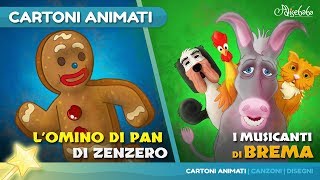 L’ omino di pan di zenzero storie per bambini  Cartoni animati [upl. by Nevanod]