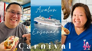 What to eat and do in Catalina Island and Ensenada MX  Carnival Radiance Cruise [upl. by Niamert206]