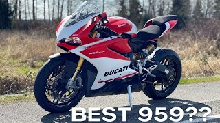 2year 2019 Ducati Panigale 959 Corse Review  MotoVlog Washington [upl. by Okimat]