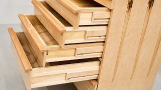 How To Make Wooden Full Extension Drawer Slides  Woodworking [upl. by Dyolf]