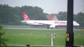 atlasjet mit Take Off am Flughafen Berlin Tegel [upl. by Branden]