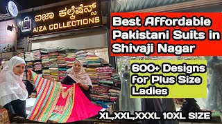 Shivaji Nagar Commercial Street Plus Size Pakistani Dress Collection Bangalore [upl. by Larkin]