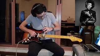 Jimi Hendrix  All Along The Watchtower Guitar Solo Cover [upl. by Ocsirf]