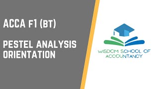 ACCA F1BT  Orientation Demo  PESTEL Analysis [upl. by Alistair184]