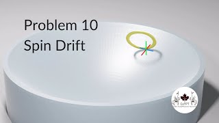 Spin Drift IYPT 2021 Problem 10 Demonstration [upl. by Siron]