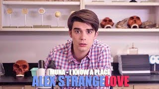 Muna  I Know A Place Lyric video • Alex Strangelove Soundtrack • [upl. by Dickinson793]