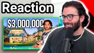 Hasanabi reacts to INSIDE Hasan Piker’s 3000000 House [upl. by Madalyn]