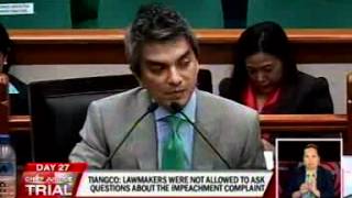 Tiangco believes PNOYs motive was to control judiciary Enrile Opinion [upl. by Enait211]