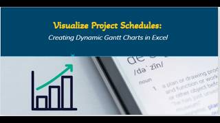 Creating a Dynamic Gantt Chart Template with Excel [upl. by Sussi678]