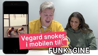 Vegard Harm snoker i mobilen til Funkygine [upl. by Furnary]