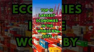 World Biggest Economies in 2075 💰 toppicksusa economy gdp richest countries shorts [upl. by Adnil]