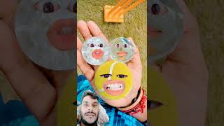 diamond ball glass ball vs New Bat  football funny comedy experiment cricketwithvishal [upl. by Ailesor]