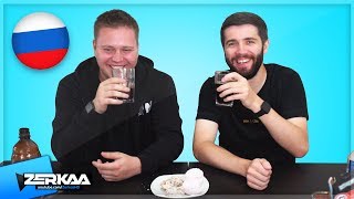 YOUTUBERS TRY RUSSIAN FOOD [upl. by Hirschfeld]