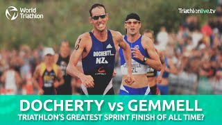 One of the greatest triathlon sprint finishes ever [upl. by Franek]