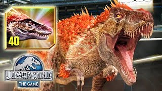 LYTHRONAX MAX LEVEL 40 JURASSIC WORLD [upl. by Atcliffe542]