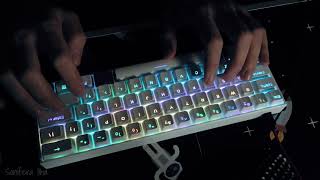 ASMR  Teclado Mecânico Anne Pro 2 Gateron Brown no talking [upl. by Htezil]