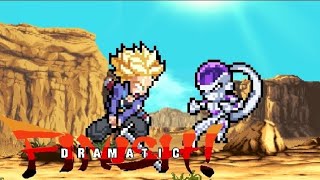 🔥 Dramatic finish Trunks ssj VS Freezer Sprite Animation Remake [upl. by Kenlay115]