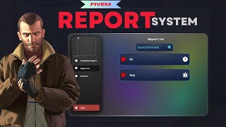 FiveM Report System  Qbcore Script  GTA V [upl. by Kilk]