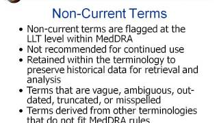 MedDRA Structure Scope English [upl. by Acirretal]