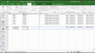 MS Project Asignar varios recursos de un mismo departamento [upl. by Eilahtan918]