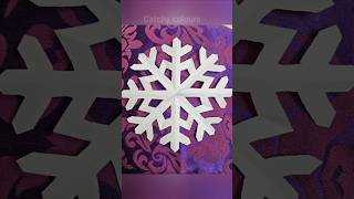 Snowflake Christmas decoration viralvideo viralshorts ytshorts fb papersnowflakes instagram [upl. by Boylan]