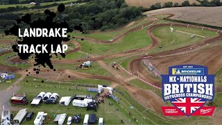 TRACK LAP  MX NATIONALS LANDRAKE [upl. by Sutsuj566]