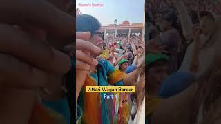 🇮🇳Attari Wagah Border beating retreat ceremony  Part 4 India Pakistan Borde [upl. by Cormac]