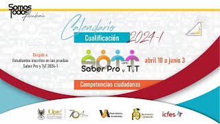 Cualificación Competencias Ciudadanas  PRUEBA SABER PRO Y TYT 20241 [upl. by Piwowar]