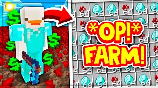 NEW MONEY MAKING FARM MAKES ME INSANELY RICH OP  Minecraft Skyblock AkumaMC [upl. by Renny383]