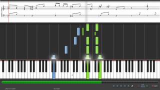 给我你的爱  Tank Synthesia Piano MIDI Music Sheets [upl. by Haraj]