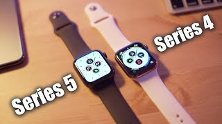 BEDANYA Apple Watch Series 5 vs Series 4 [upl. by Naihs]