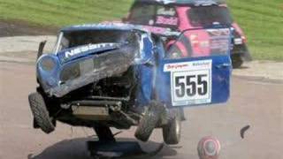 MASSIVE RALLYCROSS CRASH  LYDDEN HILL [upl. by Adnoma756]