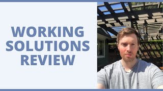 Working Solutions Review  Are You The Right Fit For This Sort Of Work [upl. by Negeam]