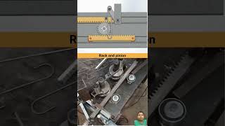 Rack and pinion mechanism automobile mechanical cnc diy tools music art [upl. by Canotas]